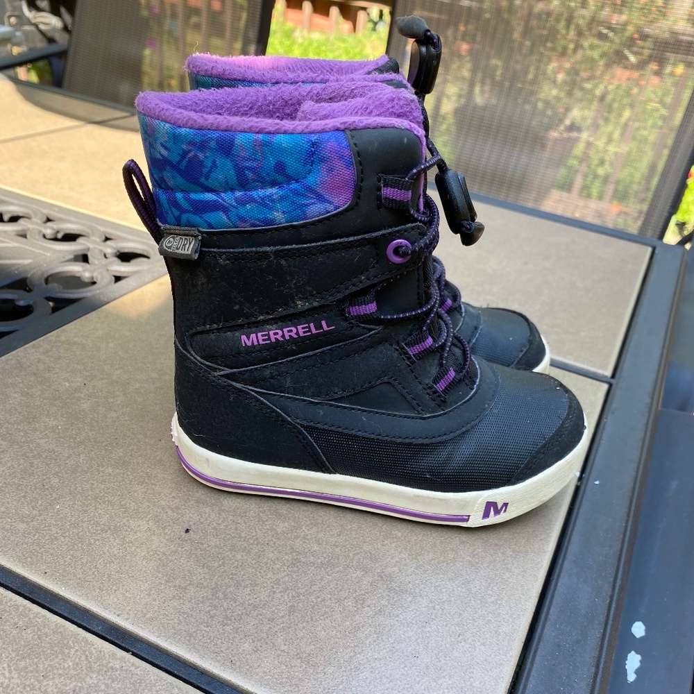 Merrell girl winter boots